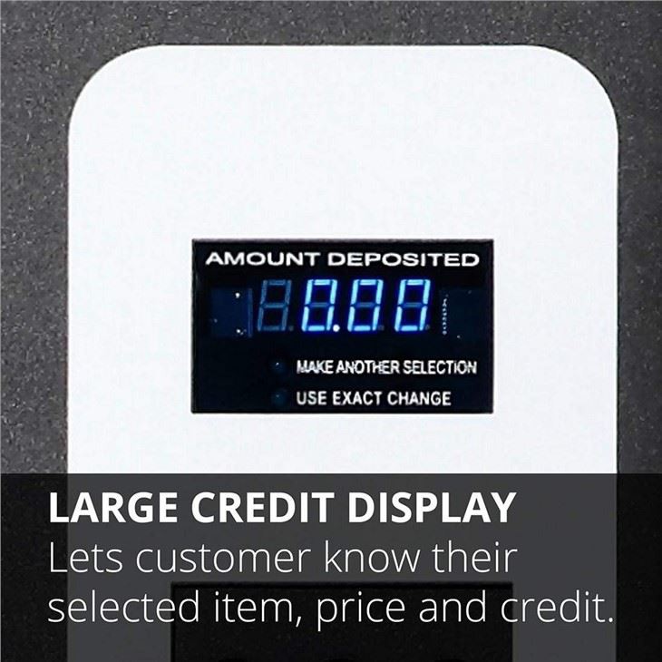 vending machine message screen