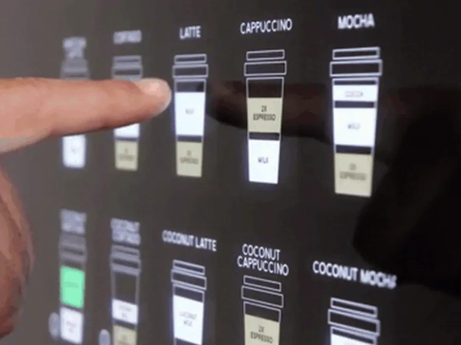 커피 자동 판매기 작동 효과