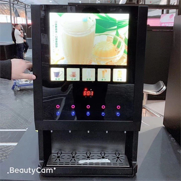5 lanes coffee vending machine